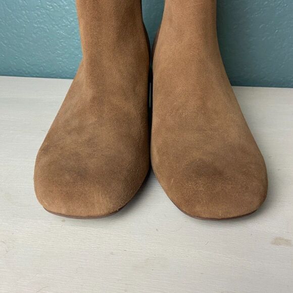 NWOB Leather WYDR Jackie Half Stretch Heel Bootie Brown Sugar SZ 9 - Picture 5 of 8